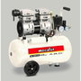 Mecafer Compresseur Silencieux 24L 1HP 8 bar Blanc