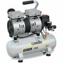 Mecafer Compresseur Silencieux 24L 1HP 8 bar Blanc