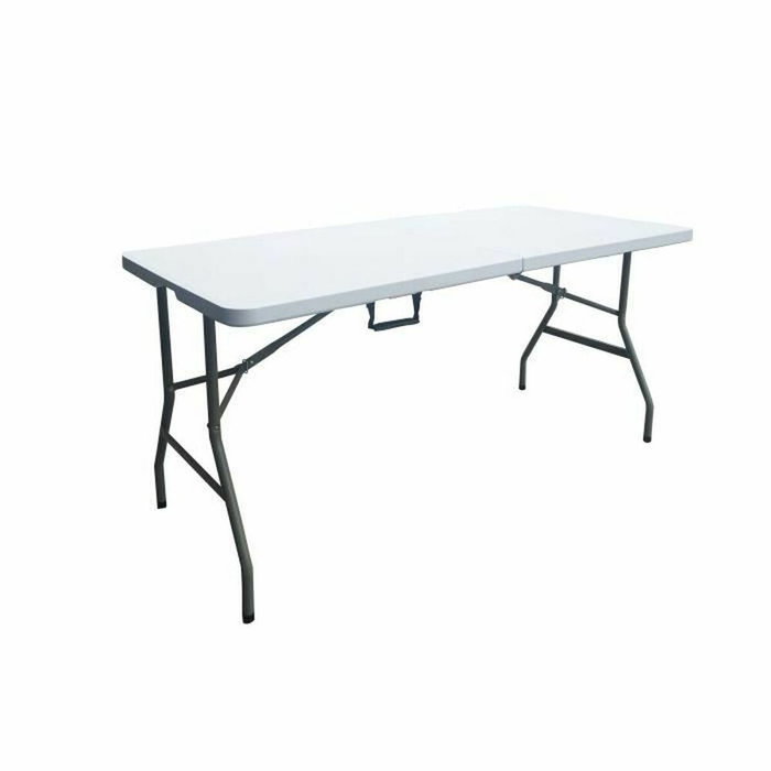 BigBuy Outdoor Table de réception pliante TERRANOVA - Blanche - 6 personnes