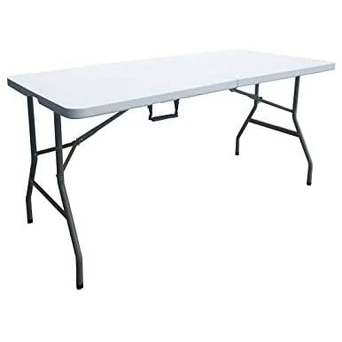 BigBuy Outdoor Table de réception pliante TERRANOVA - Blanche - 6 personnes