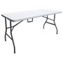 BigBuy Outdoor Table de réception pliante TERRANOVA - Blanche - 6 personnes
