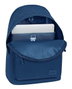 Safta Basic - Sac à dos pour ordinateur portable 14.1 pouces, 31x41x16 cm, couleur bleu marine