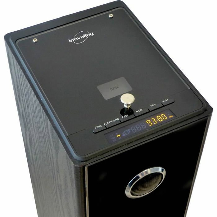 Inovalley HP33-CD Tour de son Bluetooth Noir