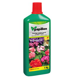 PAPILLON Engrais liquide géraniums et fleurs 1 kg