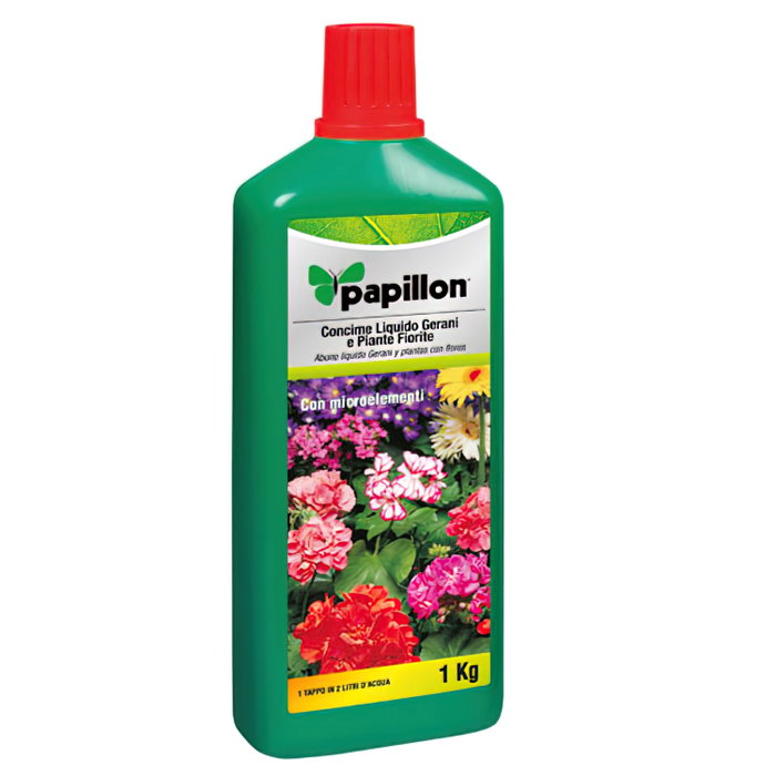 PAPILLON Engrais liquide géraniums et fleurs 1 kg PAPILLON Engrais liquide géraniums et fleurs 1 kg