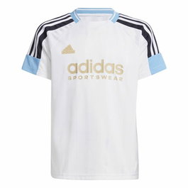 T shirt à manches courtes Enfant Adidas Nations Blanc 13-14 Ans