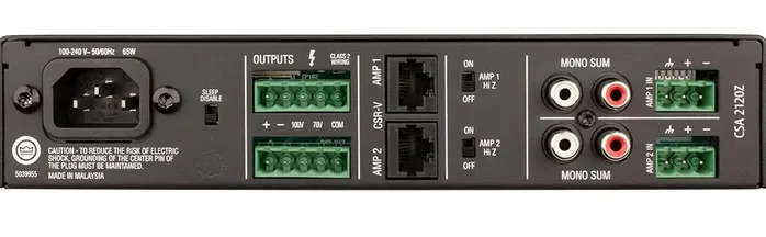 JBLPRO 2 x 120W Amplificateur Audio Commercial DriveCore