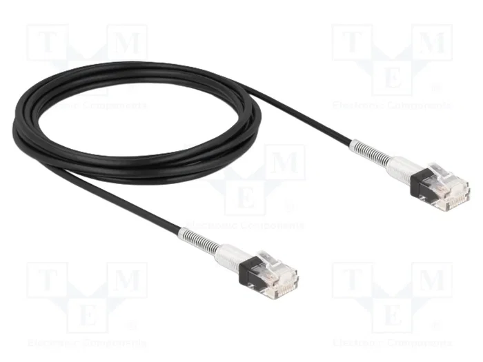 DELOCK Câble Ethernet Cat 6a U/UTP RJ45 3m Noir DELOCK Câble Ethernet Cat 6a U/UTP RJ45 3m Noir