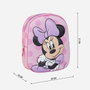 Cerdá Sac à dos enfant 3D Minnie 25 x 31 x 10 cm - 2 à 8 ans - Rose