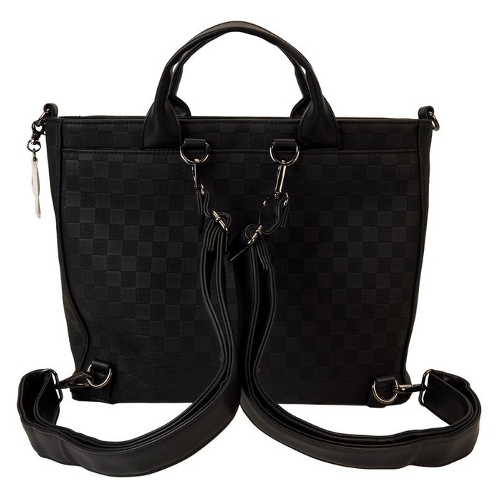 LOUNGEFLY Sac à dos bandoulière style sac à main Mickey Disney Evergreen en similicuir PU avec détails bronze
