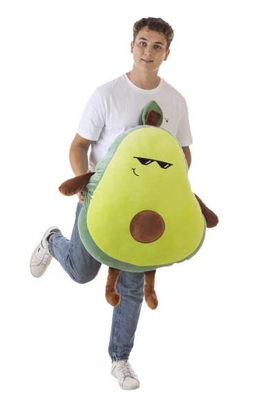 Creaciones Llopis - Peluche d'avocat en peluche Don Aguacate 50 cm en polyester pour enfants à partir de 3 ans