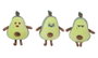 Creaciones Llopis - Peluche d'avocat en peluche Don Aguacate 50 cm en polyester pour enfants à partir de 3 ans