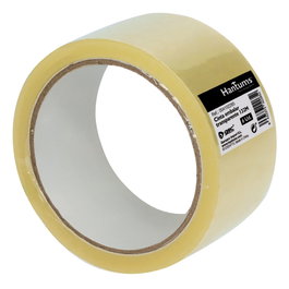Hantums Ruban d'emballage transparent 132m - Lot de 6
