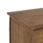 BigBuy Home Vitrine avec Double Porte en Cristal Naturel Verre Bois d'épicéa