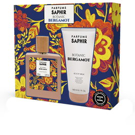 Parfums Saphir Coffret Botanique Bergamote Eau de Toilette vaporisateur 100 ml + lotion pour le corps 150 ml Femme 2 pcs