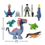 Imaginext Jurassic World - Figurines de dinosaures pack 3 pièces pour air, mer et terre - À partir de 3 ans - Référence JFR25