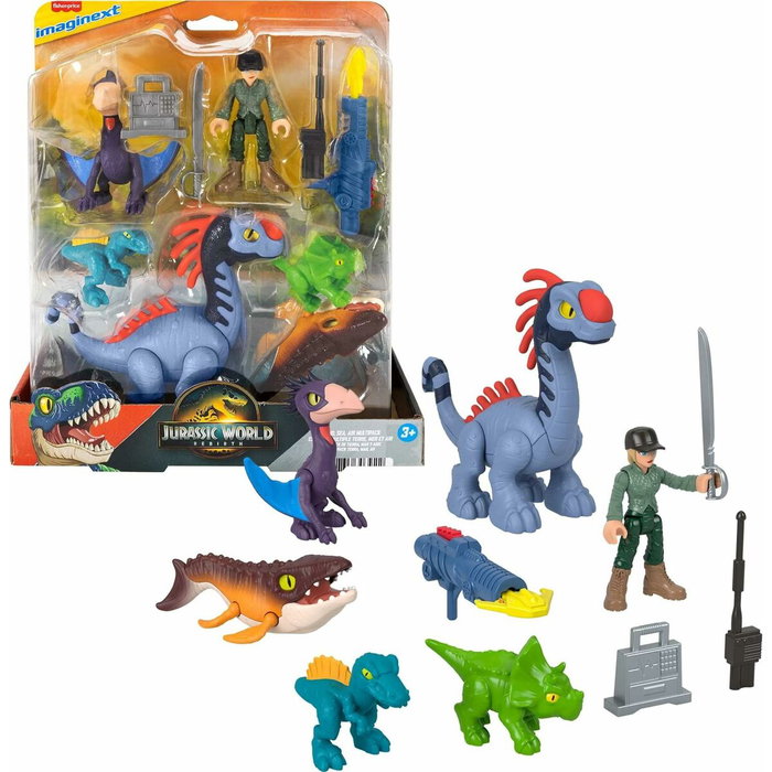 Imaginext Pack de Figurines Dinosaures Air, Mer et Terre Jurassic World Imaginext Pack de Figurines Dinosaures Air, Mer et Terre Jurassic World
