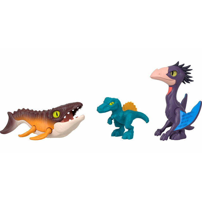 Imaginext Pack de Figurines Dinosaures Air, Mer et Terre Jurassic World Imaginext Pack de Figurines Dinosaures Air, Mer et Terre Jurassic World