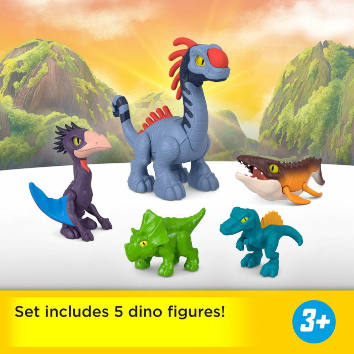 Imaginext Pack de Figurines Dinosaures Air, Mer et Terre Jurassic World Imaginext Pack de Figurines Dinosaures Air, Mer et Terre Jurassic World