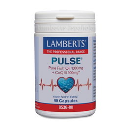 Lamberts Pulse Huile de Poisson 1300mg + CoQ10 100mg 90 capsules