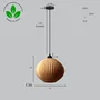 Lampe suspendue Idali Beige/Fleuron Noir/Câble Noir LED E27