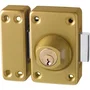 Abus Verrou de porte VAD136 CC 45 Double cylindre Bronze