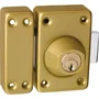 Abus Verrou de porte VAD136 CC 45 Double cylindre Bronze