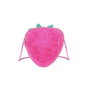 Karactermania - Sac bandoulière My Melody peluche fraise douce avec compartiment zippé et intérieur doublé - 22 x 22 x 8 cm - Polyester - Rose