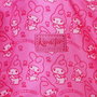 Karactermania - Sac bandoulière My Melody peluche fraise douce avec compartiment zippé et intérieur doublé - 22 x 22 x 8 cm - Polyester - Rose