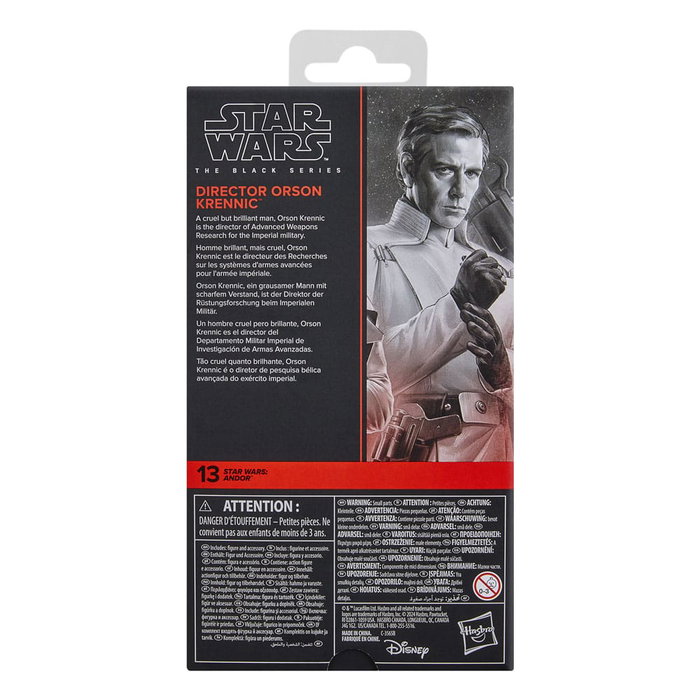 Hasbro Star Wars The Black Series - Directeur Orson Krennic 15 cm