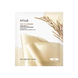 Anua Rice 70 Glow Collagène Masque Facial 38 g