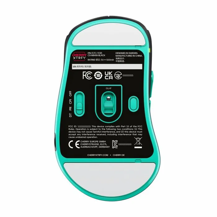 CHERRY XTRFY M64 WIRELESS - Souris de Gaming sans Fil Ultra-Légère 53g, Capteur PixArt 3395, 2.4 GHz, Autonomie 75h, Noir - Pour eSports CHERRY XTRFY M64 WIRELESS - Souris de Gaming sans Fil Ultra-Légère 53g, Capteur PixArt 3395, 2.4 GHz, Autonomie 75h, Noir - Pour eSports