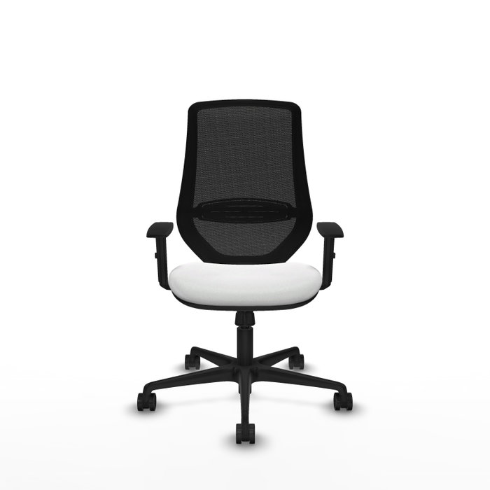 PIQUERAS Y CRESPO Chaise Mardos Synchro Blanc et Noir