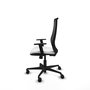 PIQUERAS Y CRESPO Chaise Mardos Synchro Blanc et Noir