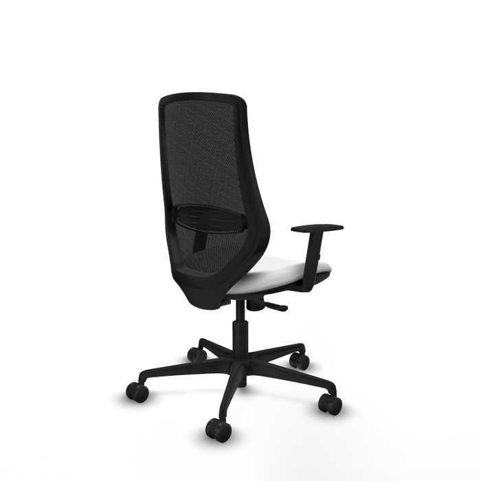 PIQUERAS Y CRESPO Chaise Mardos Synchro Blanc et Noir