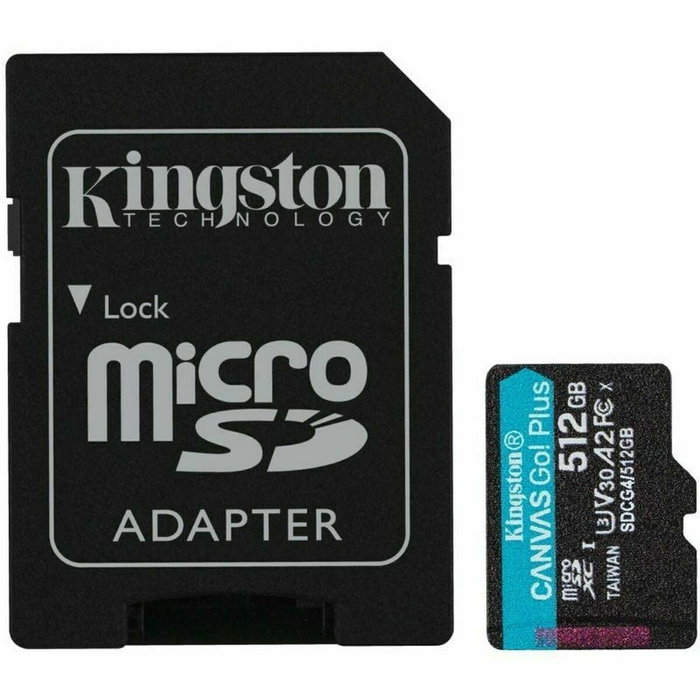 Carte Mémoire Micro SD avec Adaptateur Kingston SDCG4/512GB 512 GB
