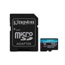 Carte Mémoire Micro SD avec Adaptateur Kingston SDCG4/512GB 512 GB
