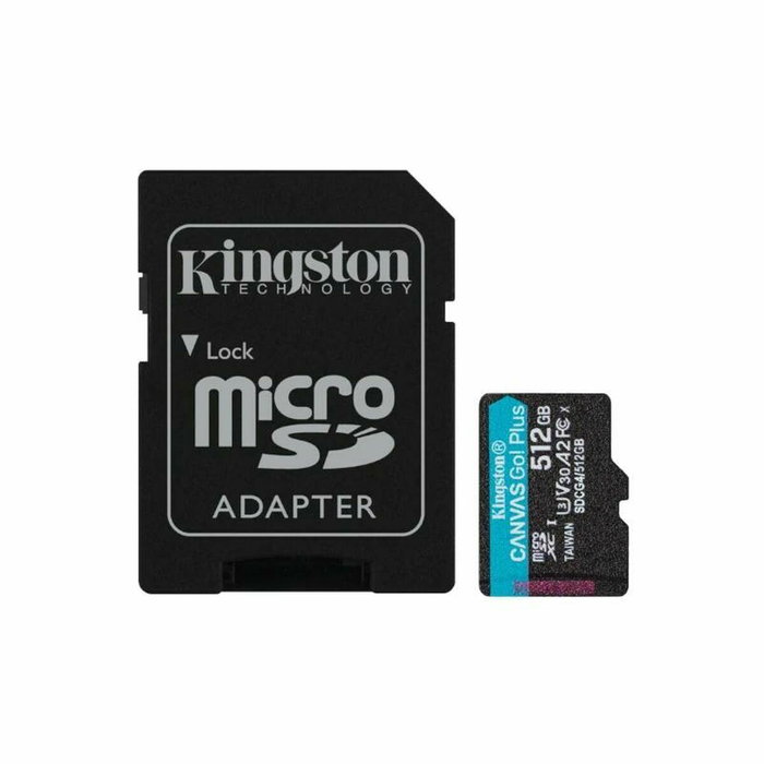 Carte Mémoire Micro SD avec Adaptateur Kingston SDCG4/512GB 512 GB