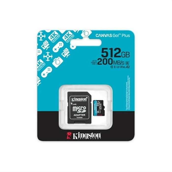 Carte Mémoire Micro SD avec Adaptateur Kingston SDCG4/512GB 512 GB