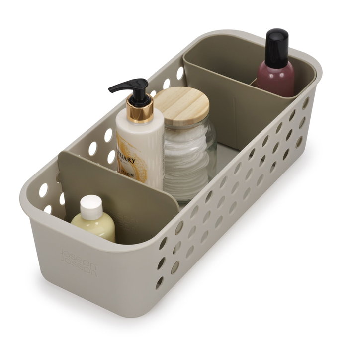 Joseph Joseph EasyStore Panier de rangement de salle de bain Ecru Joseph Joseph EasyStore Panier de rangement de salle de bain Ecru