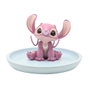 Disney - Assiette Décorative en Résine Angel Stitch - Pour Bijoux, Clés ou Petits Objets - Design Élégant et Joueur