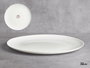 Vivalto Plat à pizza lisse opal 32 cm blanc (Set de 12)
