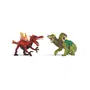 Schleich 70834 - Figurine de Combat Eldrador Creatures : Saurien de Feu vs Lézard de la Jungle, Série de Créatures pour Jeu d'Action et Collection