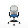 Chaise de Bureau Piqueras y Crespo 1D036N0 Bleu clair