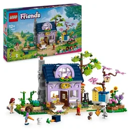 Lego LEGO Friends 42669 La maison des apiculteurs et le jardin fleuri - Jeu de construction créatif avec 4 mini-poupées, chat et lapin pour enfants 12 ans et plus