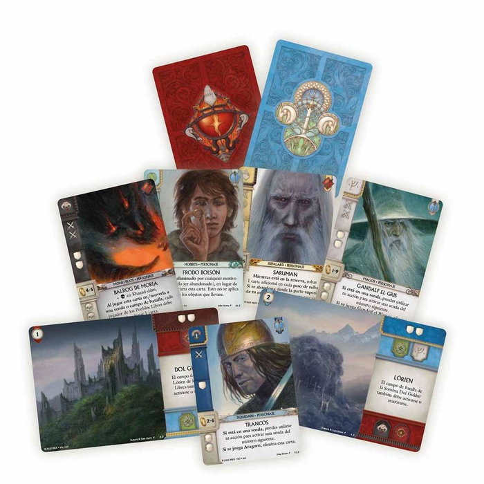 Devir Jeu de Cartes La Guerre de l'Anneau – Stratégie par Équipes, 2-4 Joueurs, 100 min, 12+ Ans, en Espagnol