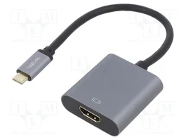 LOGILINK Adaptateur USB C vers HDMI 2.0 et USB 3.2 Gen 1, CUA0103