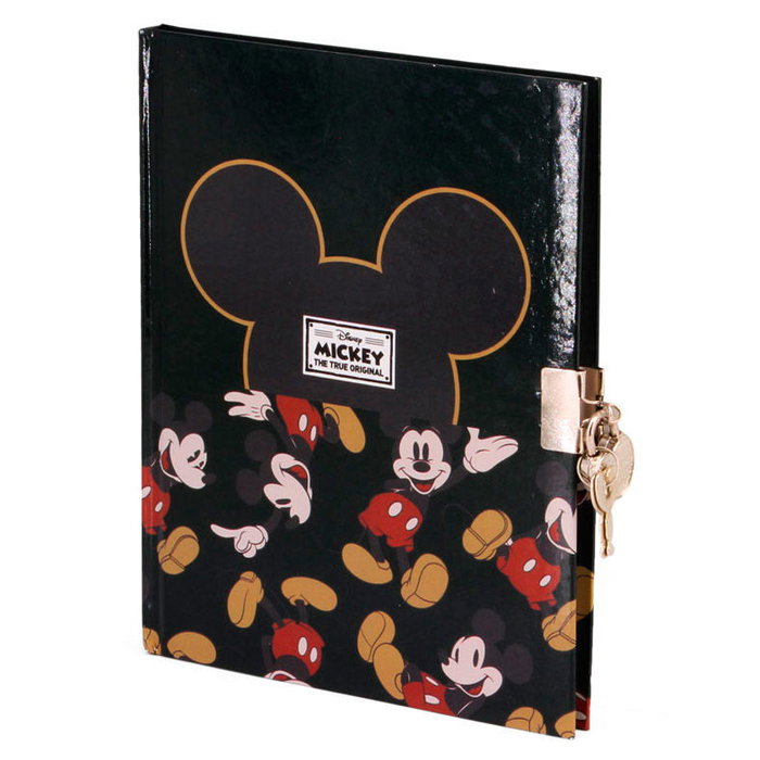 Karactermania Carnet avec clé Mickey True Disney - Taille: 21 x 13 x 1 cm Karactermania Carnet avec clé Mickey True Disney - Taille: 21 x 13 x 1 cm