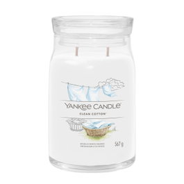 Yankee Candle Clean Cotton, Bougie parfumée 567 g