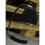 IAR [IAR-NEWPORT/T/B] Lampe de Table Style Nordique Newport Fer et Caoutchouc 28cm Abat-jour 11x13cm
